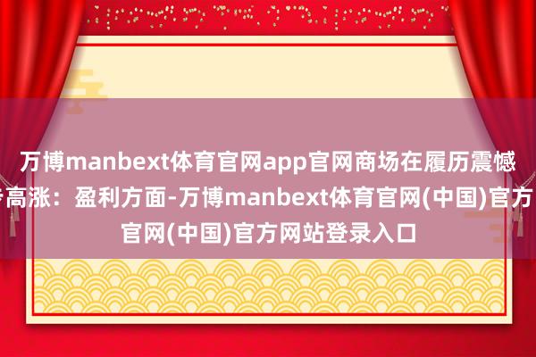 万博manbext体育官网app官网商场在履历震憾后有望进一步高涨:盈利方面-万博manbext体育官网(中国)官方网站登录入口