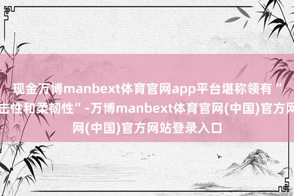 现金万博manbext体育官网app平台堪称领有“优秀的抗冲击性和柔韧性”-万博manbext体育官网(中国)官方网站登录入口